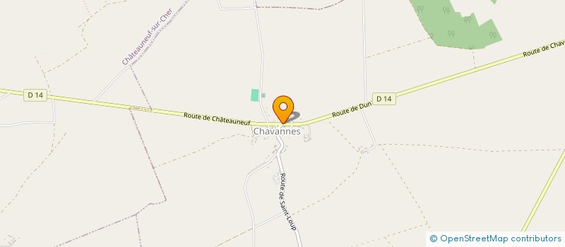 localisation de l'entreprise CHAVANNES MOTO EVASION  CHAVANNES