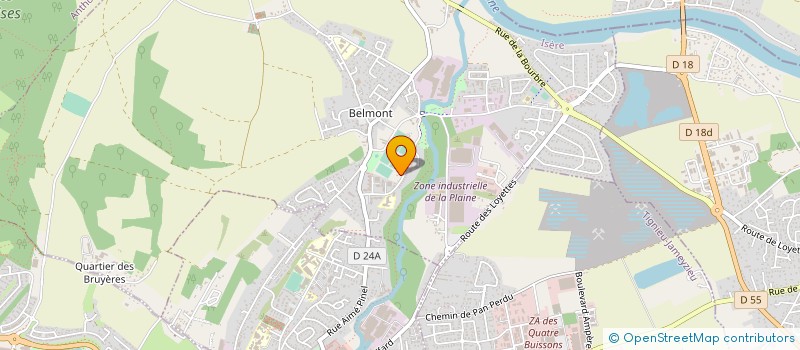 localisation de l'entreprise CHAVANOZ BOXE CLUB  CHAVANOZ