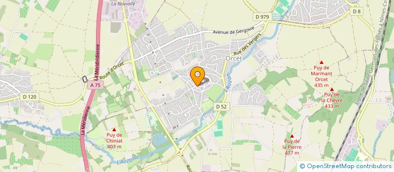 localisation de l'entreprise CHAVAROCHE DEBAILLEUX  ORCET