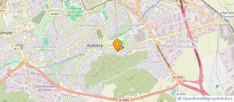 localisation de l'entreprise CHAVAROT  AUBIERE