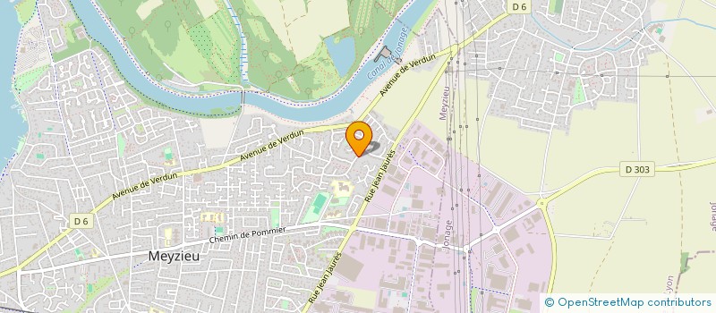 localisation de l'entreprise CHAVAURE  MEYZIEU