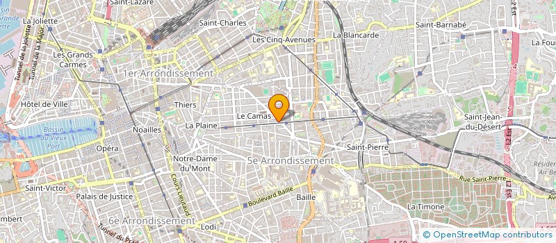 localisation de l'entreprise CHAVE  MARSEILLE