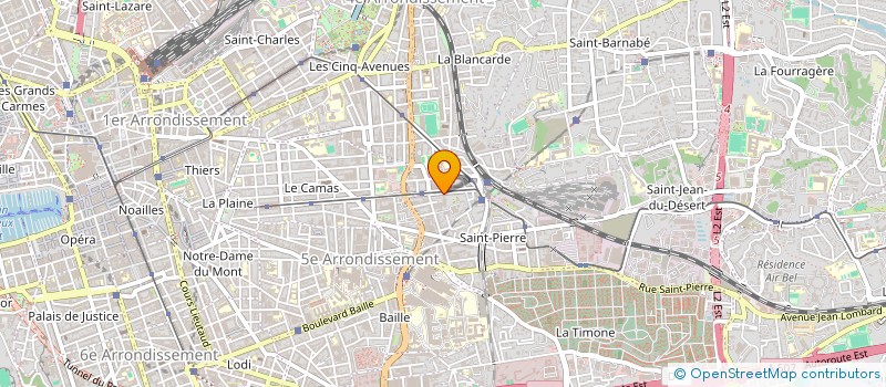 localisation de l'entreprise CHAVE GARAGE à MARSEILLE