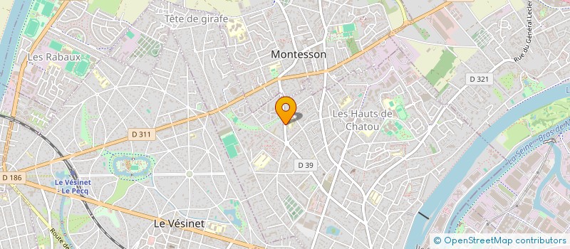 localisation de l'entreprise CHAVEIRADECOR  CHATOU