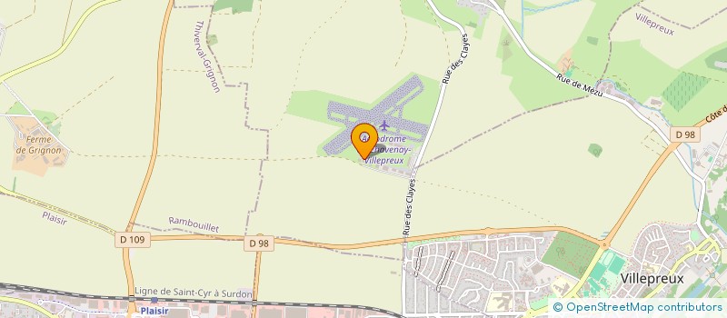 localisation de l'entreprise CHAVENAY-AIR-SERVICE  CHAVENAY