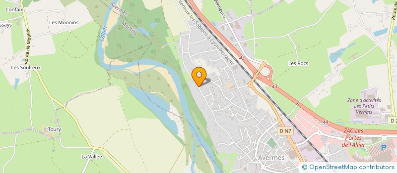 localisation de l'entreprise CHAVENNES  AVERMES