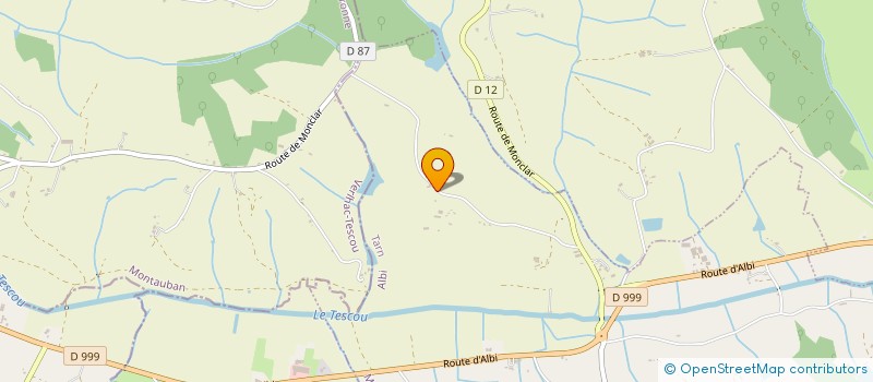 localisation de l'entreprise CHAVENT  MONTGAILLARD