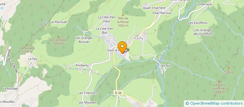 localisation de l'entreprise CHAVERT  VAILLY