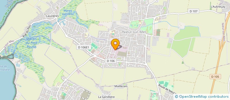 localisation de l'entreprise CHAVES  NIEUL-SUR-MER