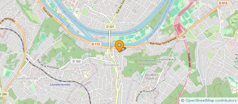 localisation de l'entreprise CHAVES  BOUGIVAL