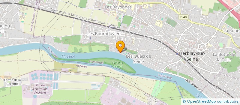 localisation de l'entreprise CHAVES NEGOCE  HERBLAY-SUR-SEINE