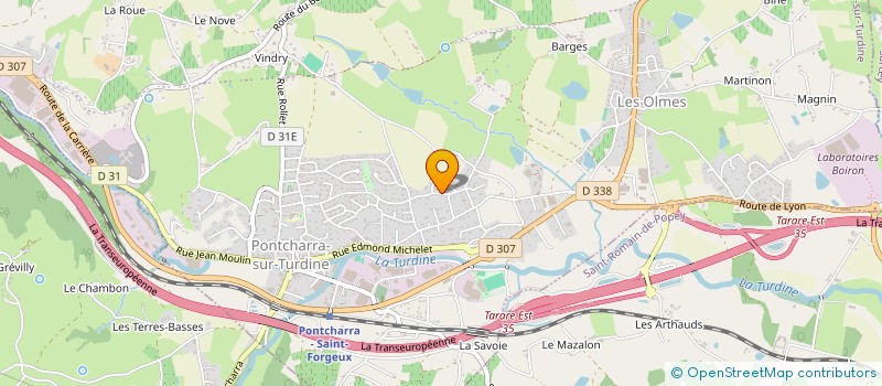 localisation de l'entreprise CHAVET IMMO  VINDRY-SUR-TURDINE