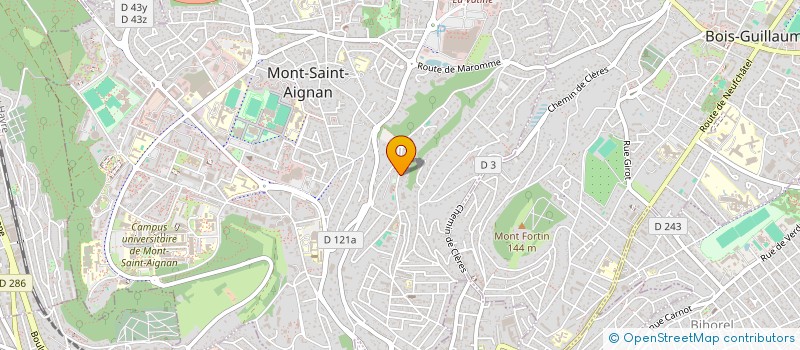 localisation de l'entreprise CHAVI  MONT-SAINT-AIGNAN