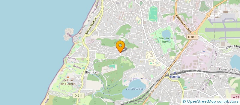 localisation de l'entreprise CHAVIC à BIARRITZ