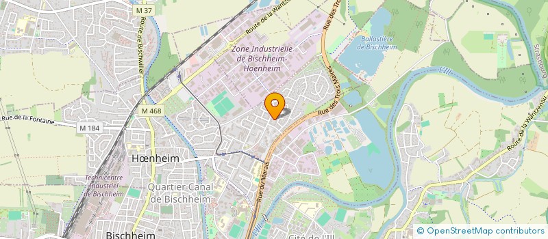 localisation de l'entreprise CHAVIER  HNHEIM