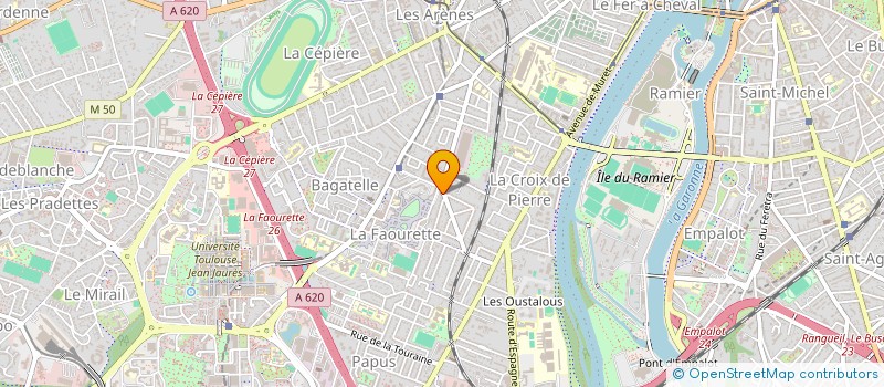 localisation de l'entreprise CHAVIGNIER ETABLISSEMENTS à TOULOUSE