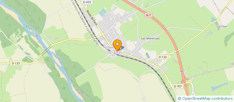 localisation de l'entreprise CHAVIGNON BRICE  VILLENEUVE-SUR-ALLIER