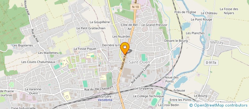 localisation de l'entreprise CHAVIGNY DISTRIBUTION  SAINT-OUEN