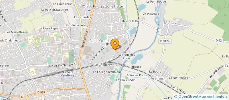 localisation de l'entreprise CHAVIGNY ENERGIE à SAINT-OUEN