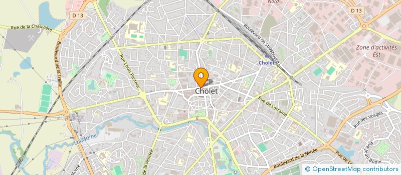 localisation de l'entreprise CHAVIL à CHOLET
