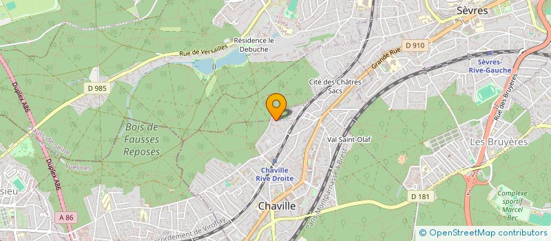 localisation de l'entreprise CHAVILLE ENVIRONNEMENT à CHAVILLE
