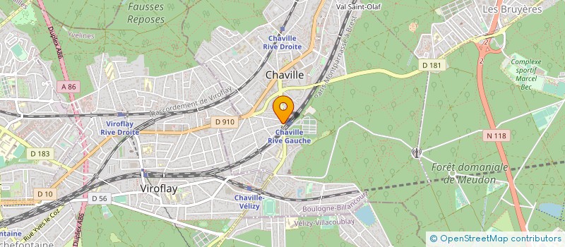 localisation de l'entreprise CHAVILLE JARDINS à CHAVILLE