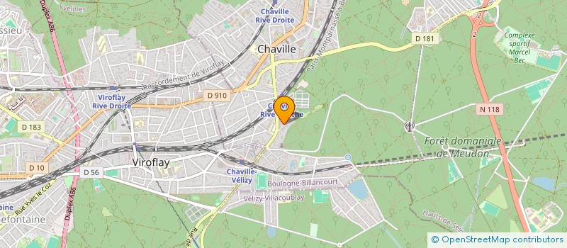 localisation de l'entreprise CHAVILLE MICRO-CRECHE à CHAVILLE