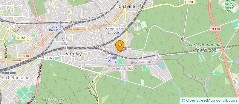 localisation de l'entreprise CHAVILLE OPTIQUE à CHAVILLE