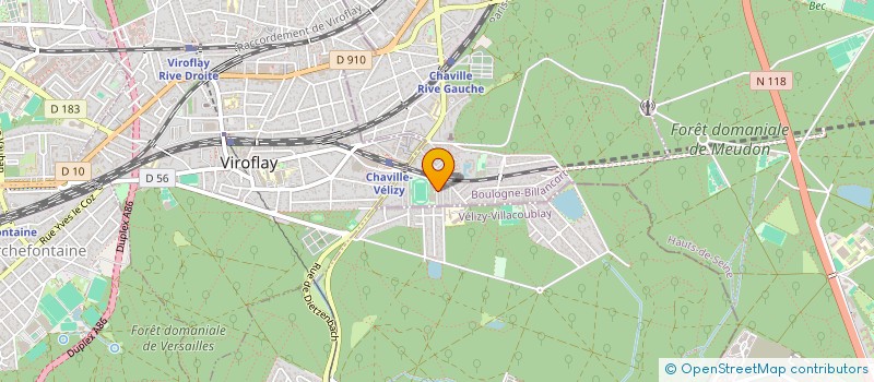 localisation de l'entreprise CHAVILLE SERVICE AUTO à CHAVILLE
