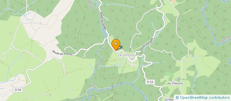 localisation de l'entreprise CHAVIMARD  LE VINTROU