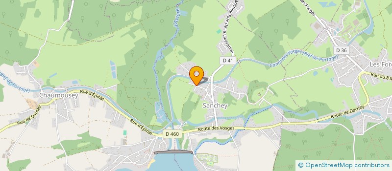 localisation de l'entreprise CHAVIRE  SANCHEY