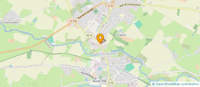 localisation de l'entreprise CHAVIRO  NUEIL-LES-AUBIERS