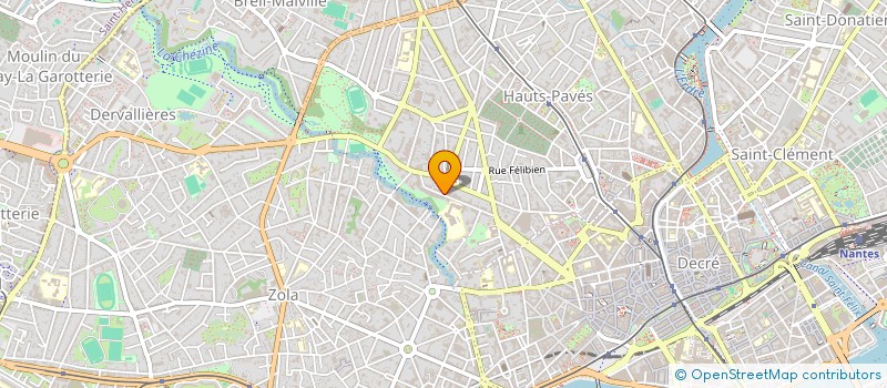 localisation de l'entreprise CHAVIRO SOFTWARE à NANTES