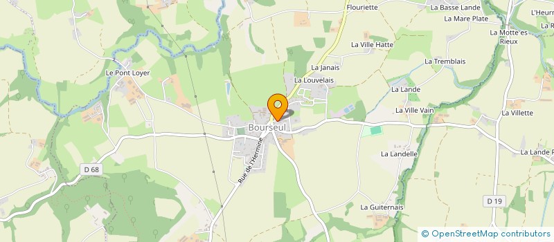 localisation de l'entreprise CHAVIVA  BOURSEUL