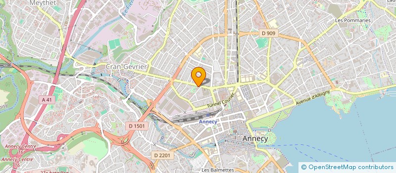localisation de l'entreprise CHAVOIRES à ANNECY