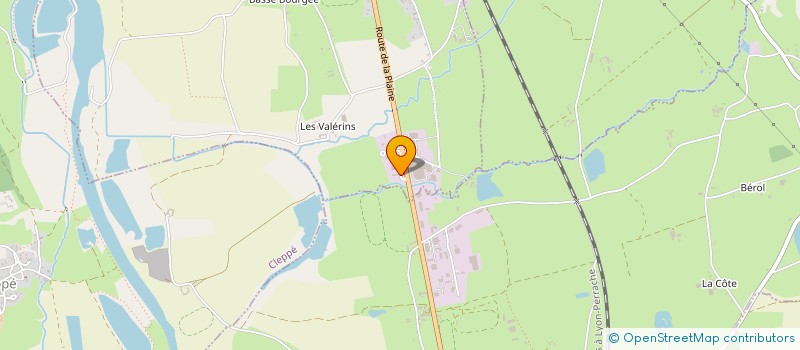 localisation de l'entreprise CHAVOT METALLERIE CREATIONS  EPERCIEUX-SAINT-PAUL