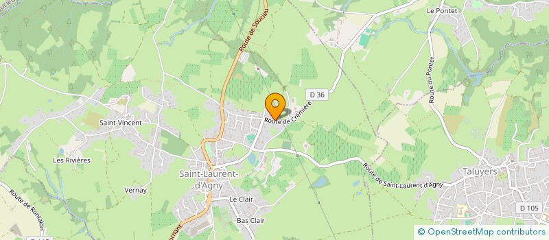 localisation de l'entreprise CHAX ASSURANCES  SAINT-LAURENT-D'AGNY