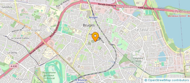 localisation de l'entreprise CHAYER VETERINAIRES  BRUGES