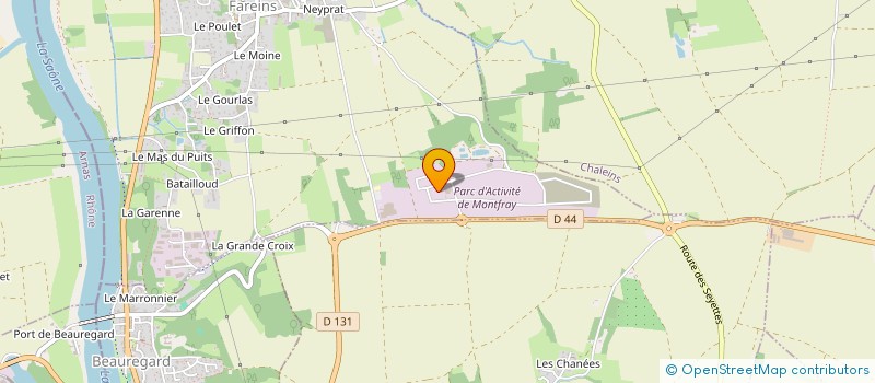 localisation de l'entreprise CHAYEUX à FAREINS