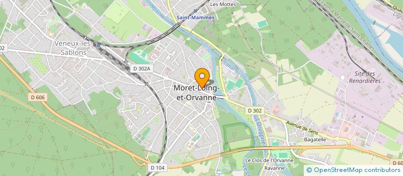 localisation de l'entreprise CHAYKOR IMMO  MORET-LOING-ET-ORVANNE