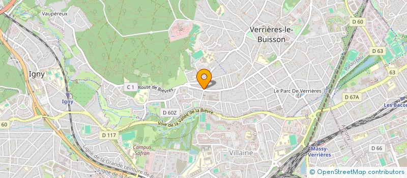 localisation de l'entreprise CHAYLUS  VERRIERES-LE-BUISSON