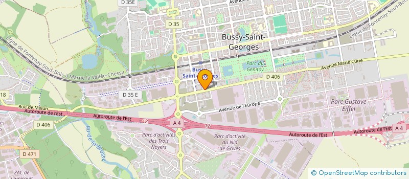 localisation de l'entreprise CHAYMA  BUSSY-SAINT-GEORGES