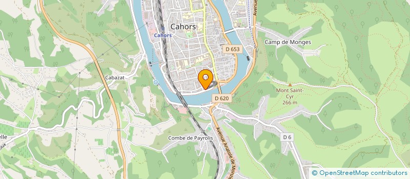 localisation de l'entreprise CHAYRIGUES  CAHORS