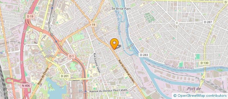 localisation de l'entreprise CHAZ CONSULTING  CRETEIL