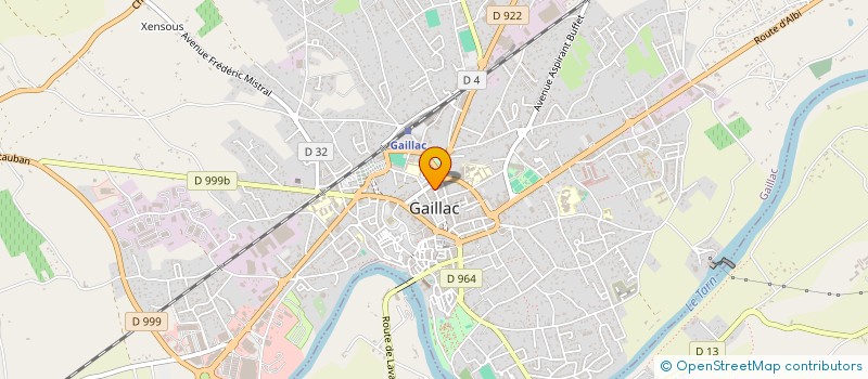 localisation de l'entreprise CHAZ THEULIN  GAILLAC