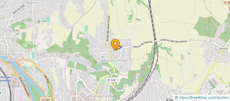 localisation de l'entreprise CHAZ2  CALUIRE-ET-CUIRE