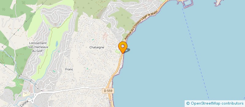 localisation de l'entreprise CHAZAL ET FILS à SAINTE-MAXIME