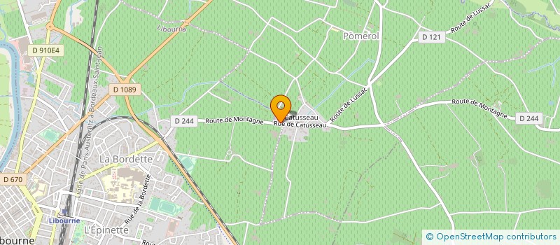 localisation de l'entreprise CHAZAL MILLESIMES à POMEROL