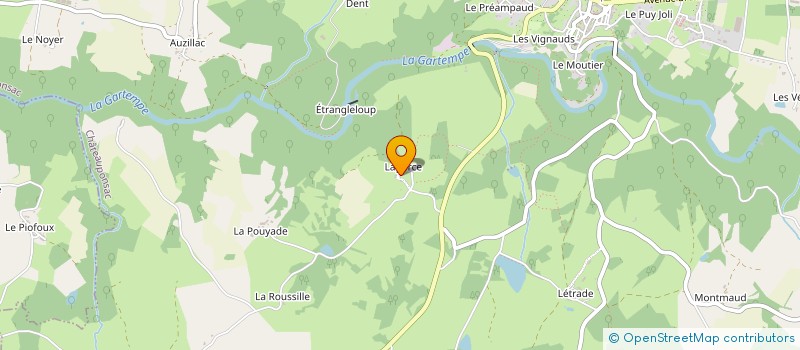 localisation de l'entreprise CHAZAT FRERES à CHATEAUPONSAC