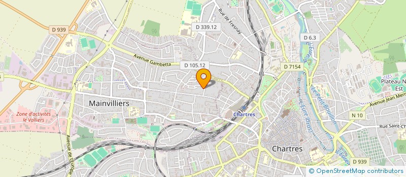 localisation de l'entreprise CHAZAY 28 à SAINT-AUBIN-DES-BOIS